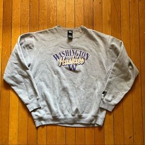 Vintage Starter Washington Huskies Crew Sweater